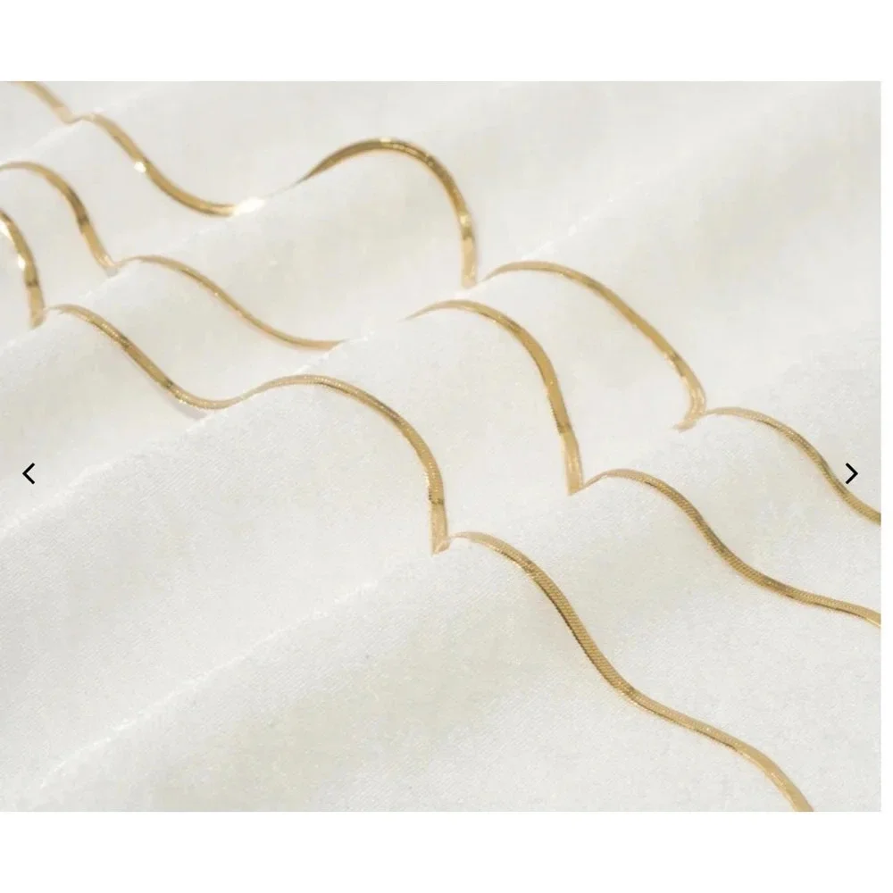 NEW Yellow Gold 3mm Herringbone Chain‎ Necklace